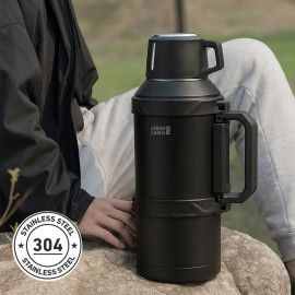 Phích giữ nhiệt Inox 316 Lebenlang LBL3026 dung tích 4L có lõi lọc trà và dây đeo