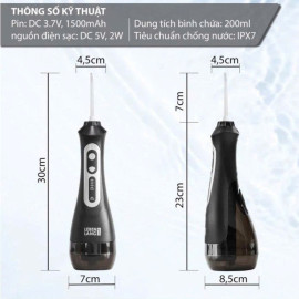 Máy tăm nước Lebenlang LBT1486S chính Hãng Đức, bảo hành 24 tháng