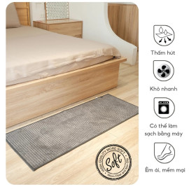 Thảm trải sàn siêu thấm nước Lebenlang LBL8585 size 120x45cm