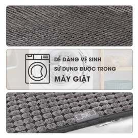 Thảm trải sàn siêu thấm nước Lebenlang LBL8585 size 120x45cm