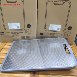 Thớt 2 mặt Inox 304 và nhựa lúa mạch kháng khuẩn Germatek GE-0235 chuẩn hàng Đức