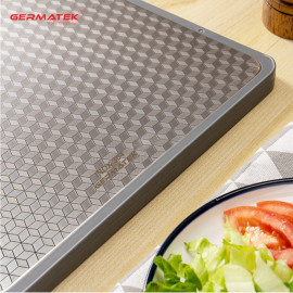 Thớt 2 mặt Inox 304 và nhựa lúa mạch kháng khuẩn Germatek GE-0235 chuẩn hàng Đức