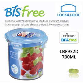 Hộp bảo quản thực phẩm 700ml Lock&Lock Bisfree hình tròn cao LBF932D