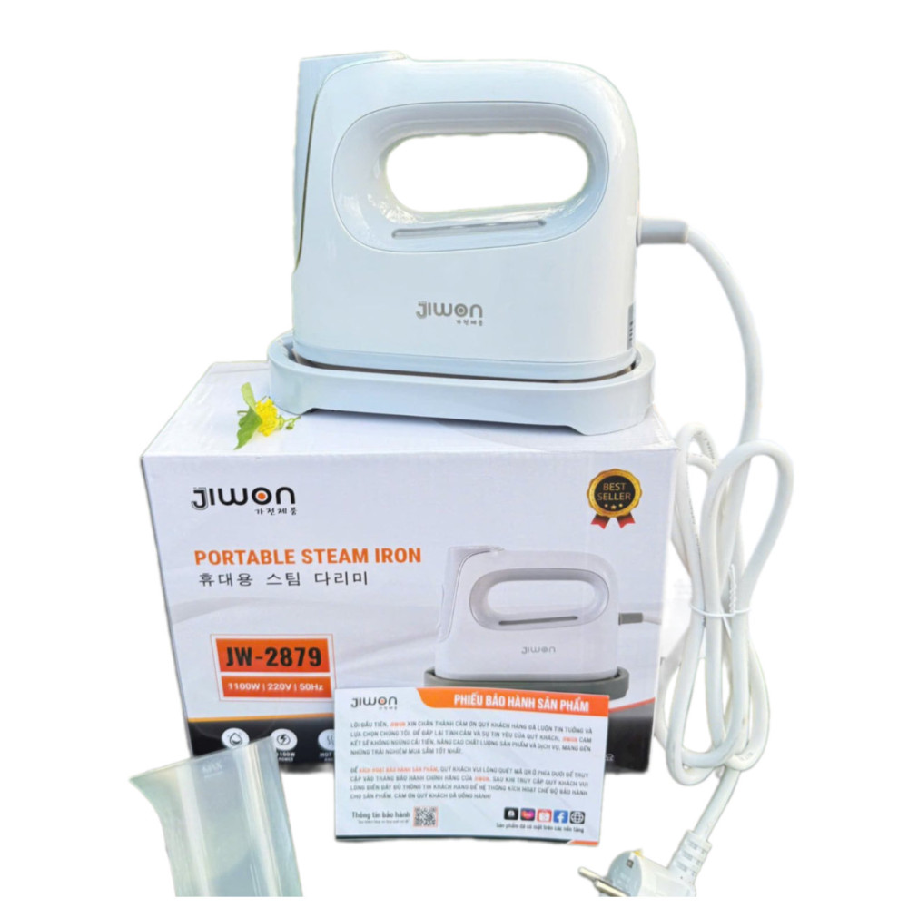 Bàn là hơi nước cầm tay mini JIWON Korea JW-2879 công suất 1100W