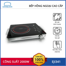 Bếp hồng ngoại Lock&Lock EJI341 công suất 2000W bảo hành 12 tháng