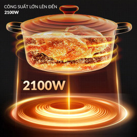 Bếp từ đơn HAATZ Hàn Quốc CIM260 công suất 2100W, 9 mức nhiệt, bảo hành 2 năm