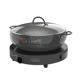 Bếp từ đơn Hawonkoo Hàn Quốc CEH-101-I-GR 2000W kèm Nồi lẩu 26cm