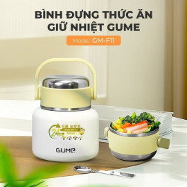 Bình đựng thức ăn giữ nhiệt inox 316 Gume GM-F11 dung tích 560ml nhỏ gọn tiện lợi
