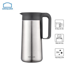 Bình đựng nước Inox 304 Lock&Lock có quai cầm dung tích 1.4 lít LHC7002SLV
