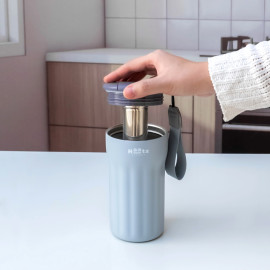 Cốc ủ nhiệt có phin lọc inox 316 Ongi Haatz HON500 dung tích 500ml