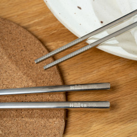 Bộ 10 đôi đũa inox 316L Haatz Hàn Quốc CIM316 bảo hành 24 tháng