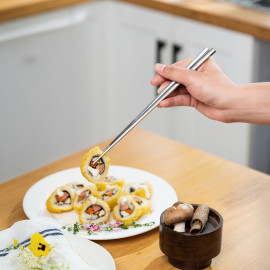 Bộ 10 đôi đũa inox 316L Haatz Hàn Quốc CIM316 bảo hành 24 tháng