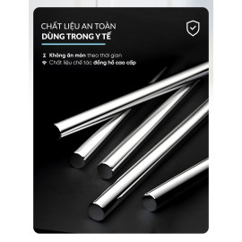 Bộ 10 đôi đũa inox 316L Haatz Hàn Quốc CIM316 bảo hành 24 tháng