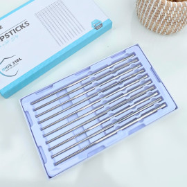 Bộ 10 đôi đũa inox 316L Haatz Hàn Quốc CIM316 bảo hành 24 tháng