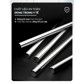Bộ 10 đôi đũa inox 316L kháng khuẩn Haatz Hàn Quốc HCS079