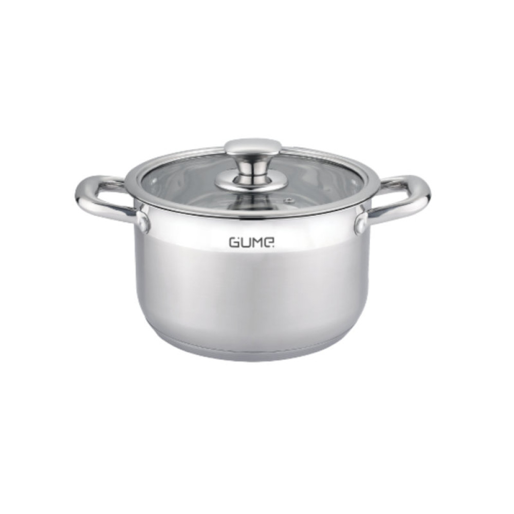 Nồi Inox 304 đáy 5 lớp Gume Hàn Quốc 18cm, bảo hành 5 năm