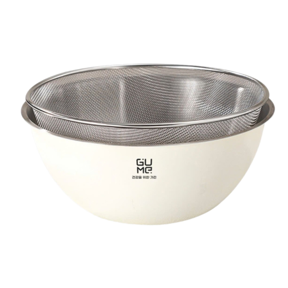 Bộ rổ chậu Inox 304 GUME Hàn Quốc GM-DR0025 size 25cm