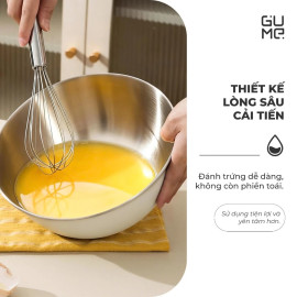 Bộ rổ chậu Inox 304 GUME Hàn Quốc GM-DR0025 size 25cm