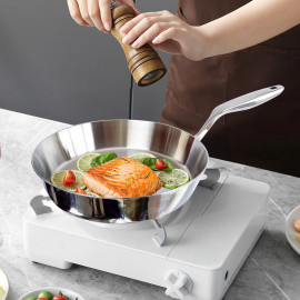 Chảo inox 316 thân đúc đáy liền Haatz CIC6810 size 20cm