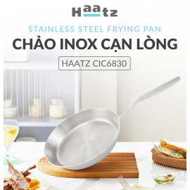 Chảo chiên rán inox 316 nguyên khối Haatz CIC6830 size 26cm