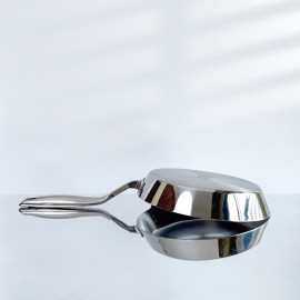 Chảo inox 316 liền khối, cạn lòng Haatz CIC6820 size 24cm