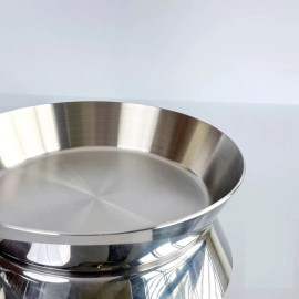 Chảo inox 316 liền khối, cạn lòng Haatz CIC6820 size 24cm