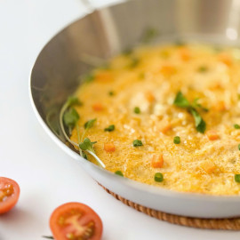 Chảo inox 316 liền khối, cạn lòng Haatz CIC6820 size 24cm