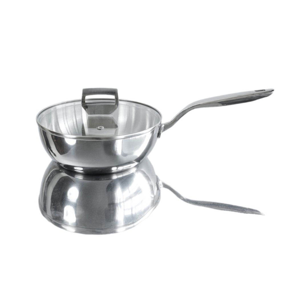 Chảo inox 316 đúc liền khối sâu lòng Haatz Hàn Quốc 20cm