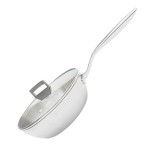 Chảo inox 316 đúc liền khối sâu lòng Haatz Hàn Quốc 26cm