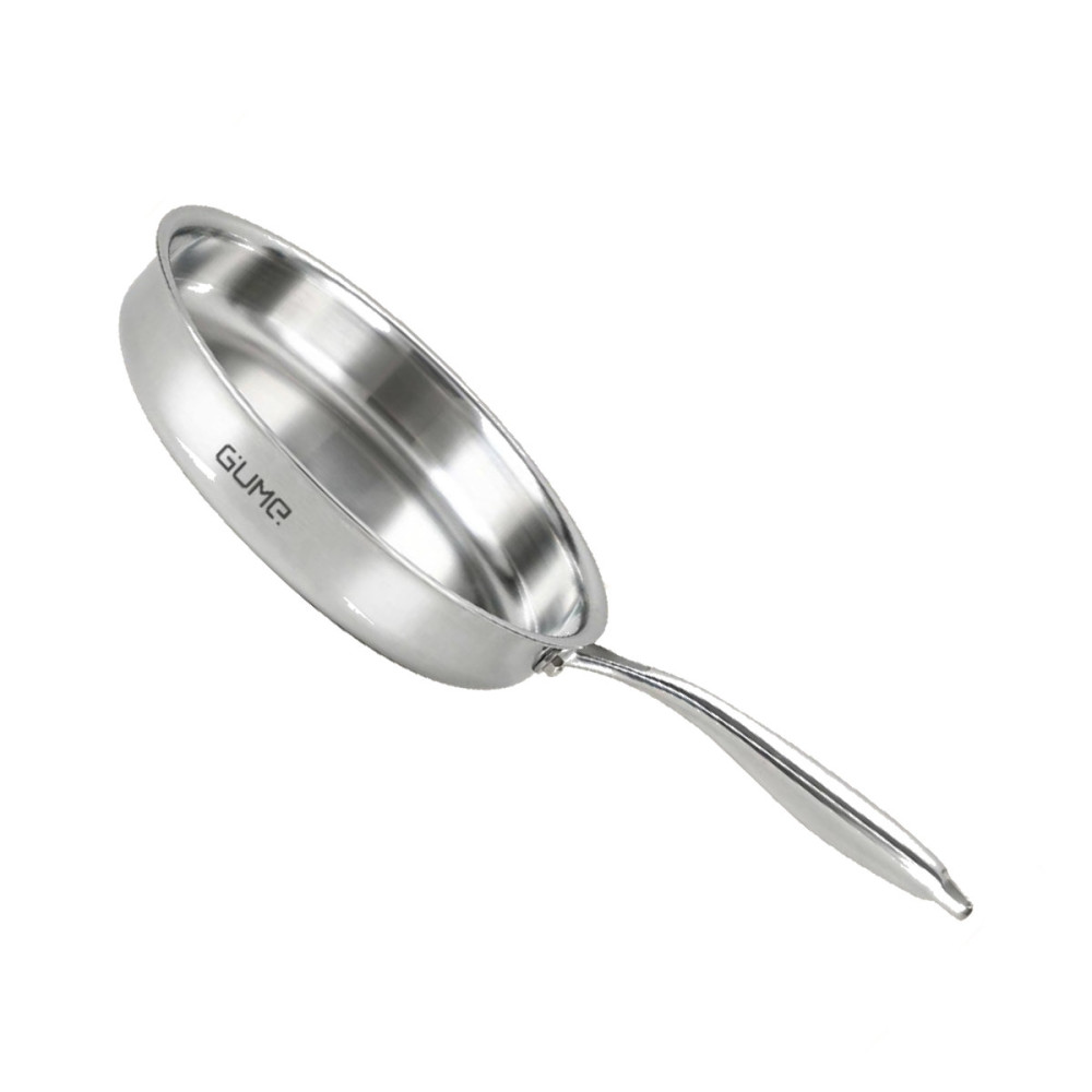 Chảo Inox 18/10 nguyên khối 5 lớp Gume Hàn Quốc size 16cm