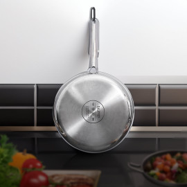 Chảo Inox 18/10 nguyên khối 5 lớp Gume Hàn Quốc size 20cm