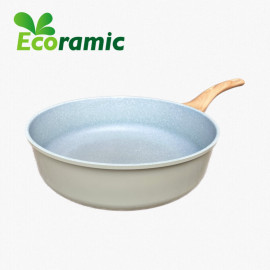 Chảo đúc chống dính vân đá đày từ Ecoramic Multi Hàn Quốc 28cm