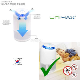 Đèn bắt muỗi và đuổi côn trùng Unimax Hàn Quốc UMB-501W bảo hành 24 tháng