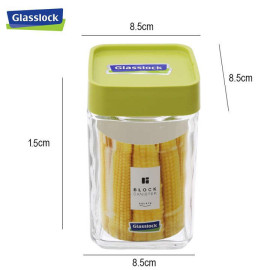 Hũ thủy tinh vuông Glasslock Hàn Quốc IP605 dung tích 700ml - Made in Korea