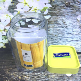 Hũ thủy tinh vuông Glasslock Hàn Quốc IP605 dung tích 700ml - Made in Korea