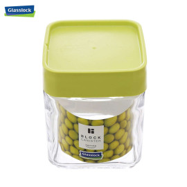 Hũ thủy tinh vuông Glasslock Hàn Quốc IP604 dung tích 400ml - Made in Korea