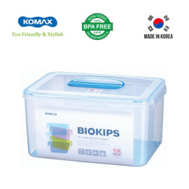 Hộp đựng thực phẩm Komax Biokips 11.5L có quai xách, xuất xứ Hàn Quốc
