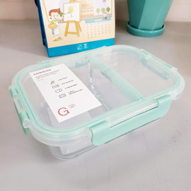 Hộp thủy tinh chia 2 ngăn Lock&Lock LLG457 dung tích 860ml