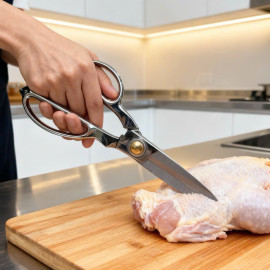 Kéo cắt thịt, thực phẩm đa năng Gume-GMK26 chuẩn Hàn