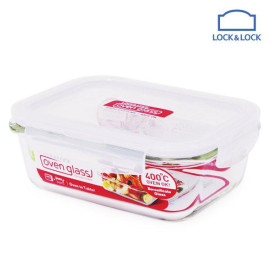 Hộp thuỷ tinh hình chữ nhật dung tích 740ml Lock&Lock Boroseal LLG429