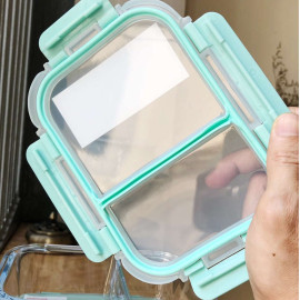 Hộp thủy tinh chia 3 ngăn Lock&Lock Glass Food Container LLG458 dung tích 1040ml