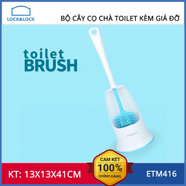 Bộ chổi cọ vệ sinh toilet kèm giá đỡ Lock&lock ETM416