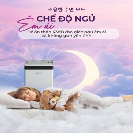 Máy lọc không khí GUME Hàn Quốc phòng 40m2, bảo hành 12 tháng