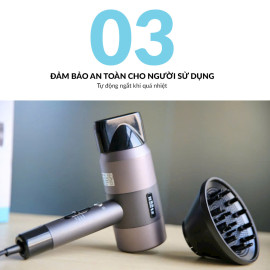 Máy sấy tóc Haatz Hàn Quốc CIM908 công suất 2200W với 3 mức gió thông minh