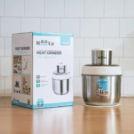 Máy xay thịt đa năng 2 cối inox Haatz Hàn Quốc CIM382, bảo hành 24 tháng