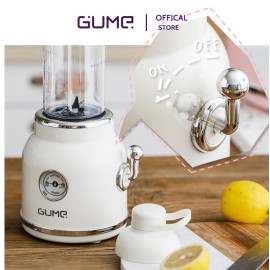 Máy xay sinh tố đa năng 2 cối 600ml Gume Korea GMB-01 lưỡi dao 6 cánh