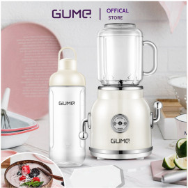 Máy xay sinh tố đa năng 2 cối 600ml Gume Korea GMB-01 lưỡi dao 6 cánh