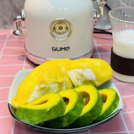 Máy xay sinh tố đa năng 2 cối 600ml Gume Korea GMB-01 lưỡi dao 6 cánh