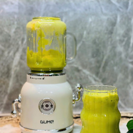 Máy xay sinh tố đa năng 2 cối 600ml Gume Korea GMB-01 lưỡi dao 6 cánh