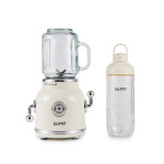 Máy xay sinh tố đa năng 2 cối 600ml Gume Korea GMB-01 lưỡi dao 6 cánh